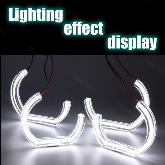 DTM エンジェルアイ LED 適用: BMW X3 F25 2010 2011 2012 2013 2014 ハロゲン ヘッドライト DRL HALO ホワイト DTM バージョン AL-MM-8441 ALの画像