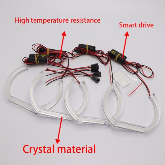 DTM エンジェルアイ LED 適用: BMW X3 F25 2010 2011 2012 2013 2014 ハロゲン ヘッドライト DRL HALO ホワイト DTM バージョン AL-MM-8441 ALの画像