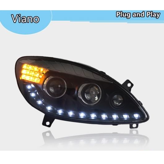 適用: メルセデス・ベンツ ビアノ LED ヘッド ランプ 2006 2011 ハロゲン ヘッドライト AL MM 8451 AL :504256060:オートパーツエージェンシー