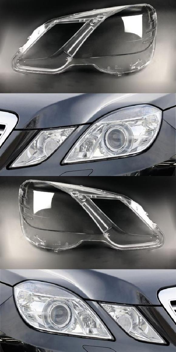 フロント ヘッド ライト オート シェル ヘッドライト レンズ 適用: メルセデス・ベンツ W212 E200 E260 E300 E350 2009 ~2013 左・右 AL-MM-8456 AL