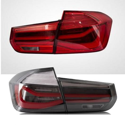リア テールライト DRL + ウインカー + ブレーキ + リバース LED テール ランプ 適用: BMW M3 F80 2014-2018 BMW F30 レッド・スモーク AL-MM-8501 AL_2