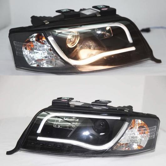 適用: アウディ/AUDI A6 LED ストリップ ヘッドランプ フロント ライト 1997 2000 SN LED バルブ イン ロー 2 ピース AL-MM-8571 AL