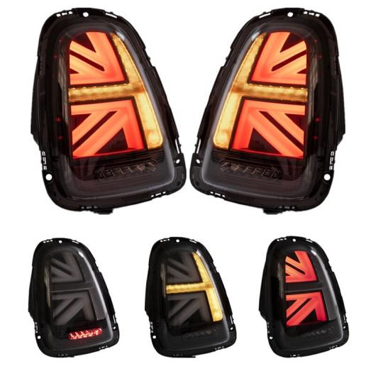 リア ライト DRL + ウインカー + ブレーキ + リバース LED ライト LED テール ライト 適用: BMW ミニ R55 R56 R57 テール ランプ レッド・クリア AL-MM-8611 ALの画像