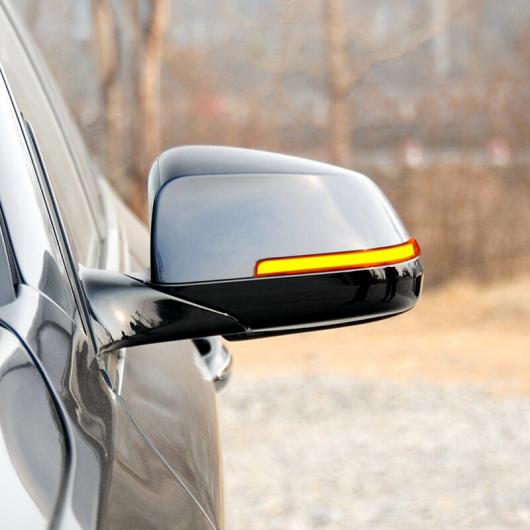 適用: フォード/FORD フォーカス MK4 2019-2020 2ピース LED バックミラー ミラー インジケーター フロー ターンシグナルライト サイド イエロー AL-MM-8651 AL_3
