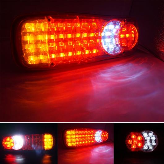 2ピース 防水 LED テールライト リア ランプ ペア ボート トレーラー 12V/24V リア B_2ピース 36LED・C_2ピース 36LED 12V・24V AL-MM-8700 ALの画像