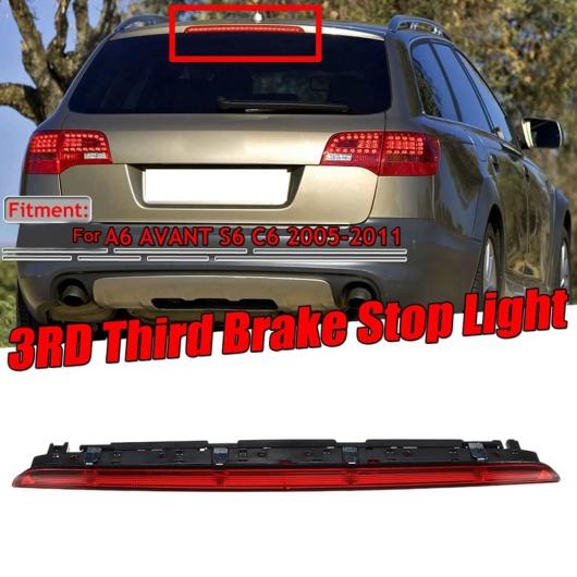 ハイ レベル LED サード ブレーキ ライト アセンブリ ブレーキ リア テール ライト 適用:-アウディ/AUDI A6 アバント S6 C6 2005-2011 レッド AL-MM-8735 AL