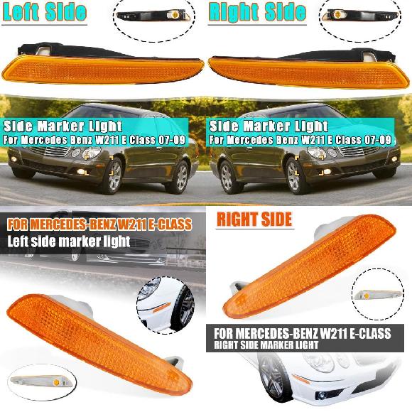 マーカー ライト テール ランプ 適用: メルセデス ベンツ E クラス W211 2007-2009/2003-2006 左 2007-2009〜右 2003-2006 AL-MM-8754 AL