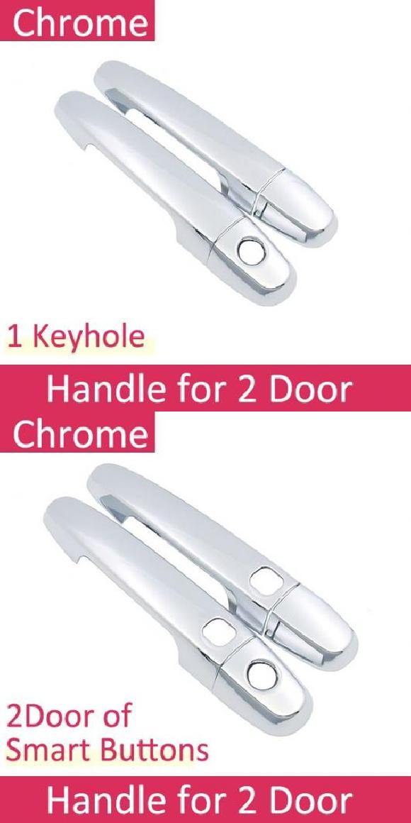 クローム サイド ドア ハンドル カバー トリム 適用: トヨタ アイゴ MK2 2015〜2019 2ドアボタンなし・2ドア 2ボタン AL-NN-2411 AL