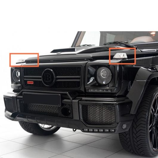 Gクラス W463 LED シグナル ライト 適用: G55 G63 G65 G350 G400 フロント チューニング ランプ デイライト ワーニング ライト タイプ003 AL-NN-5566 AL_2