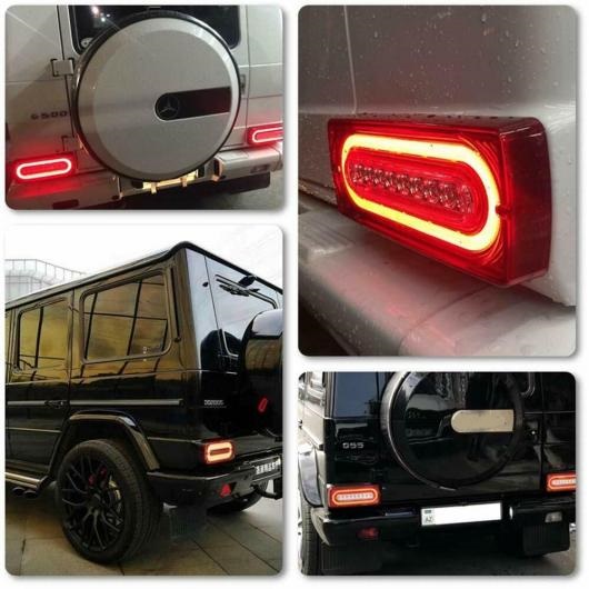 ダイナミック スモーク LED テールライト 適用: 90-15 ベンツ Gクラス W463 G500 G550 G55 AMG アセンブリ キット ウインカー リア フォグ AL-NN-5583 AL
