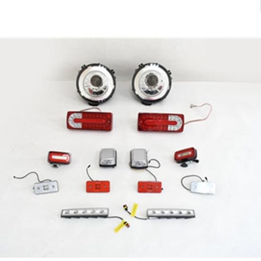G クラス ランプ 適用: W463 G65 G63 G550 G500 G350 LED ライト 適用: G ワゴン ヘッドライト テール ライト チューニング ライト バンパー AL-NN-6290 AL