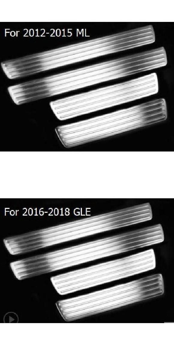 適用: メルセデス・ベンツ GL GLS X166 ML GLE W166 4ピース スタイリング ドア シル 2012 2015 ML・2016 2018 GLE AL NN 8335 AL :504539610:オートパーツエージェンシー