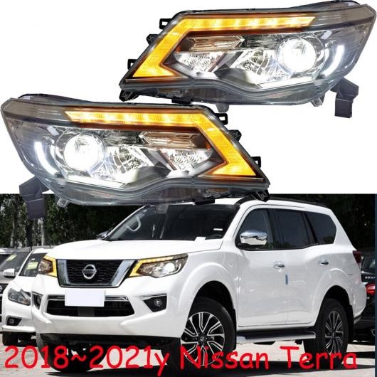 2ピース バンパー ヘッドランプ 適用: タイプ001 日産 テラ 2018-2021 HID キセノン バルブ・日産 テラ 2018-2021 LED バルブ AL-OO-0184 AL_2
