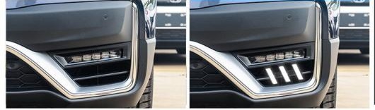 バンパー ヘッドライト 適用: ホンダ CR-V CRV デイタイム ライト CR V ホワイト イエロー ブルー ホンダ CRV 20221-2022 AL-OO-0242 AL_2