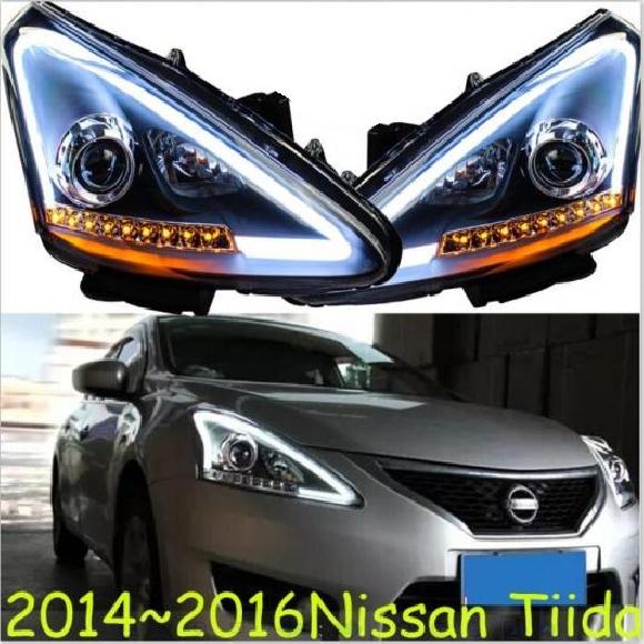 2ピース ヘッド ライト 適用: ティーダ 2012 2015・2009 2011 日産 ティーダ マイクラ バルブ ヘッドライト AL OO 0387 AL :504633670:オートパーツエージェンシー