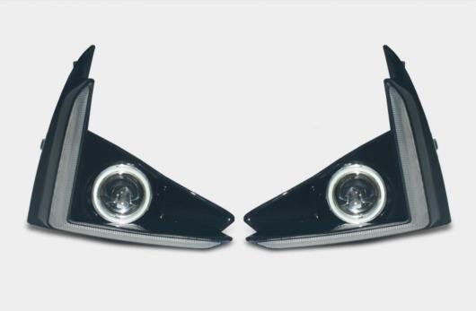 LED DRL ヤリス ヴィッツ X パープル CCFL リング HID キセノン バルブ・トヨタ ヤリス ヴィッツ X ピンク CCFL リング HID キセノン バルブ AL-OO-0587 ALの画像