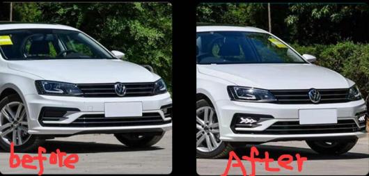 2018 2019 2020 ヘッドランプ 適用: VWジェッタ デイタイム ライト サギター ホワイト イエローブルー VW ジェッタ 2018-2020 AL-OO-0690 ALの画像