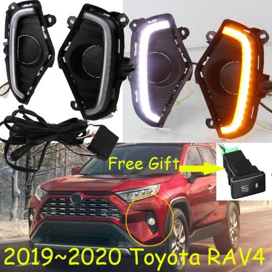 2019-2020 ヘッドランプ 適用: トヨタ RAV 4 RAV4 デイタイム ライト ヘッド ホワイト イエローブルー トヨタ RAV4 2019-2020 AL-OO-0694 AL_5