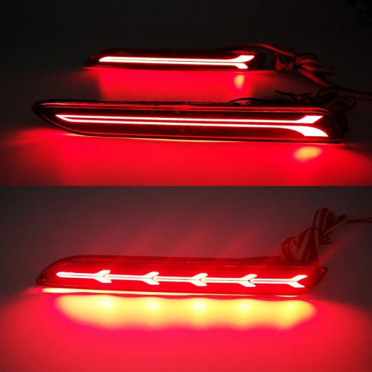 2ピース LED リア バンパー リフレクター テール ブレーキ ライト 適用: トヨタ RAV4 モデル A〜モデル G 3ファンクション AL-OO-1010 AL