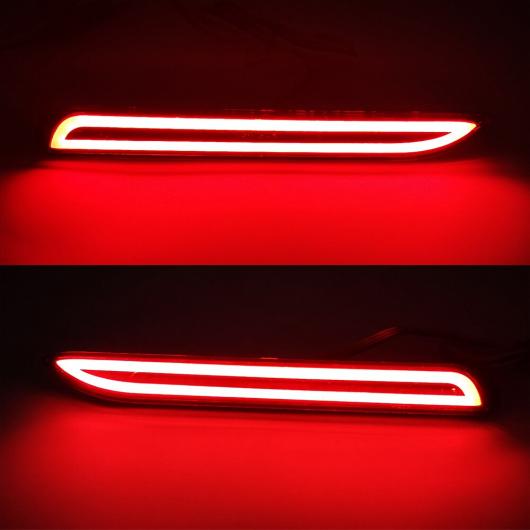 2ピース LED リア バンパー リフレクター テール ブレーキ ライト 適用: トヨタ RAV4 モデル A〜モデル G 3ファンクション AL-OO-1010 AL
