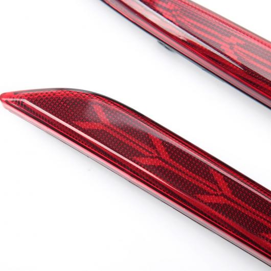 2ピース LED リア バンパー リフレクター ライト トランク テール セーフティー ワーニング ルミナス ブレーキ ランプ 適用: テスラ/TESLA AL-OO-1111 AL_3
