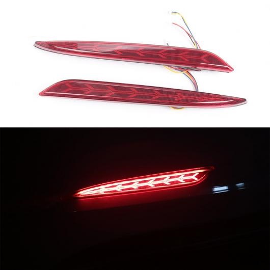 リア バンパー LED ブレーキ ライト 適用: テスラ/TESLA モデル 3 2022 2017-2021 ウインカー 自動車 エクステリア フォグ レッド AL-OO-1220 AL_5