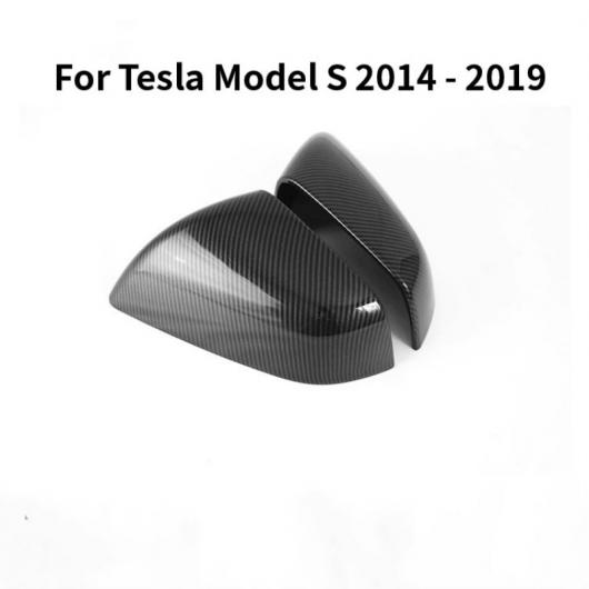 適用: テスラ/TESLA モデル X モデル S 2014-2019 リア ビュー サイド ミラー カバー ケース トリム ABS カーボンファイバー モデル S AL-OO-1268 AL｜apagency｜06