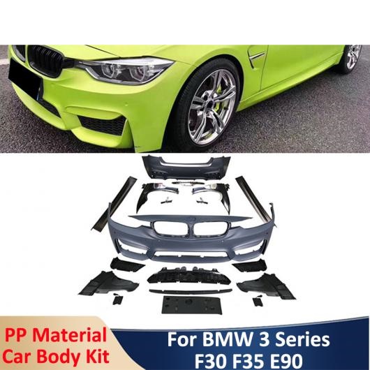 3シリーズ 未塗装 PP ボディ キット フロント バンパー フェンダー サイド スカート リア バンパー リップ 適用: BMW 3シリーズ F30 F35 未塗装 AL-OO-2301 AL｜apagency｜06