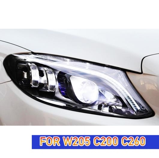 ヘッド ランプ 適用: メルセデス・ベンツ W205 LED ヘッドライト 2014-2020 ヘッドライト C200 C260 C300 DRL ウインカー フル LED AL-OO-7780 AL_5