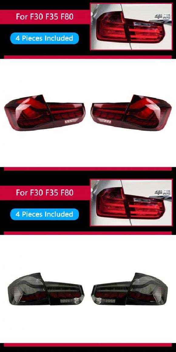 テール ランプ 適用: F30 LED テールライト 2013-2018 320i 325i 330i F80 リア タイプ A レッド・タイプ A スモーク AL-OO-7791 AL