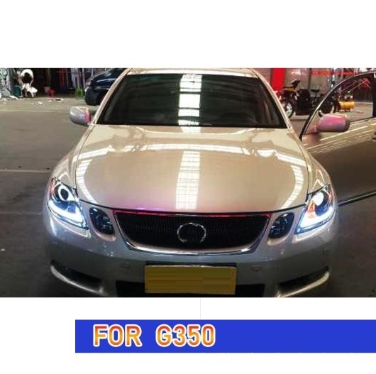 ヘッド ランプ 適用: レクサス GS350 LED ヘッドライト 2004-2011 ヘッドライト GS300 DRL ウインカー ハイ ビーム エンジェル アイ AL-OO-7823 AL