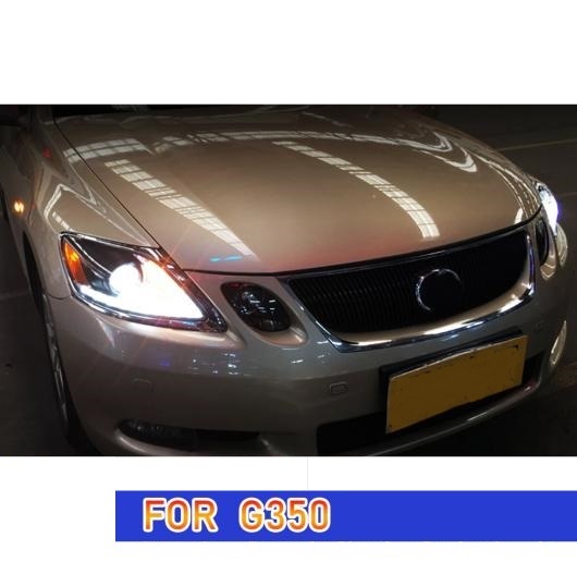 ヘッド ランプ 適用: レクサス GS350 LED ヘッドライト 2004-2011 ヘッドライト GS300 DRL ウインカー ハイ ビーム エンジェル アイ AL-OO-7823 AL