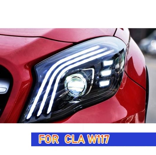 ヘッド ランプ 適用: メルセデス・ベンツ GLA LED ヘッドライト 2016 2020 ヘッドライト GLA200 GLA300 DRL ウインカー オール LED AL OO 7846 AL :504943430:オートパーツエージェンシー