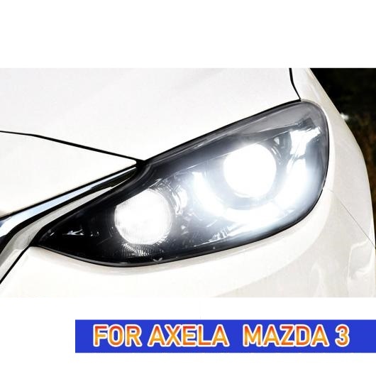 ヘッド ランプ 適用: MAZDA3 アクセラ LED ヘッドライト 2014-2016 ヘッドライト MAZDA3 DRL ウインカー ハイ バルブなし インサイド AL-OO-8147 AL_2