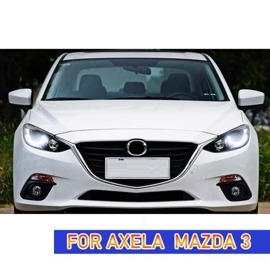 ヘッド ランプ 適用: MAZDA3 アクセラ LED ヘッドライト 2014-2016 ヘッドライト MAZDA3 DRL ウインカー ハイ バルブなし インサイド AL-OO-8147 AL_3
