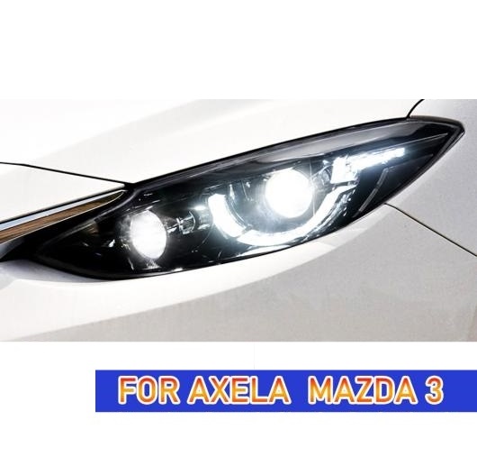 ヘッド ランプ 適用: MAZDA3 アクセラ LED ヘッドライト 2014-2016 ヘッドライト MAZDA3 DRL ウインカー ハイ バルブなし インサイド AL-OO-8147 AL_4