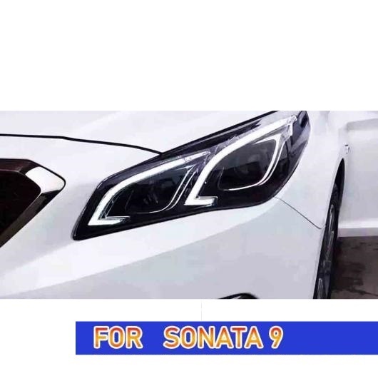 ヘッド ランプ 適用: ソナタ 9 LED ヘッドライト 2015-2017 ヘッドライト ソナタ 9 DRL ウインカー ハイ ビーム ロービーム含まない AL-OO-8190 AL_5