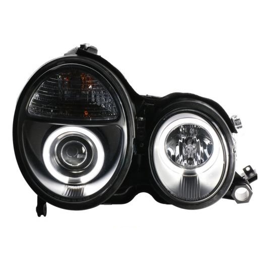 適用: メルセデス・ベンツ 1998 2001 W210 E200 E240 E320 E430 LED エンジェルアイ DRL デイタイム LED ヘッド ライト バルブなし AL OO 8329 AL :504977700:オートパーツエージェンシー