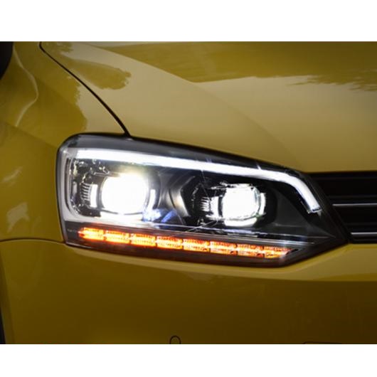 ヘッド ランプ 適用: VW ポロ LED ヘッドライト 2011 2017 ポロ DRL H7 D2H HID オプション エンジェル アイ バイキセノン ビーム 4300K〜8000K AL OO 8613 AL :504983480:オートパーツエージェンシー