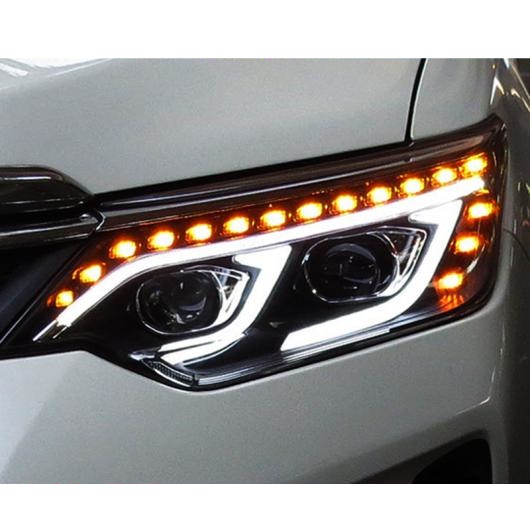 適用: トヨタ カムリ V55 LED ヘッドライト 2015 2017 カムリ ヘッドライト DRL レンズ ダブル ビーム H7 HID キセノン 4300K〜8000K AL OO 8675 AL :504984120:オートパーツエージェンシー