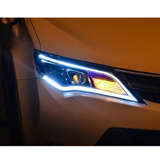 適用: トヨタ RAV4 LED ヘッドライト 2013 2015 RAV 4 ヘッドライト DRL バイキセノン レンズ ハイ ロー ビーム パーキング フォグ 4300K〜8000K AL OO 8694 AL :504984310:オートパーツエージェンシー