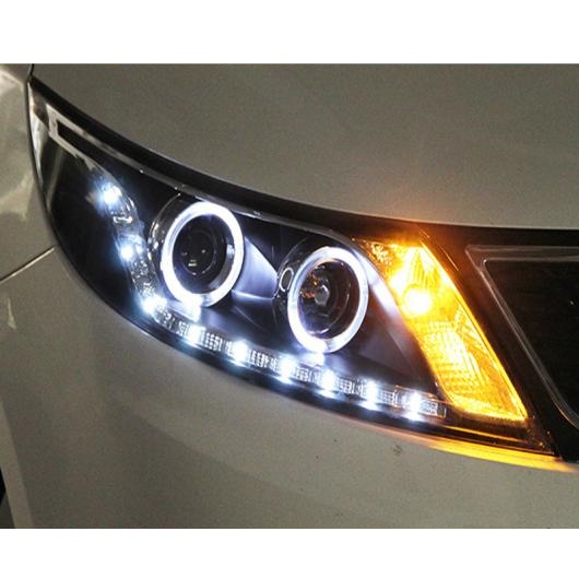 天々 照明ランプ 容れもの 当て嵌める: 起亜 リオ 前照灯 2011-2014 LED K2 前照灯 デイタイムランニングライト バイキセノン 4300K〜8000K AL-OO-8747 AL その他ライト-車、バイク、自転車