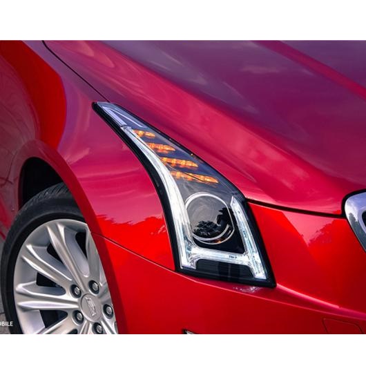 適用: キャデラック/CADILLAC ATS LED ヘッドライト 2014 2018 ATS オール LED DRL ヘッド ライト アクセサリー HID キット LED ウインカー AL OO 8856 AL :504985970:オートパーツエージェンシー