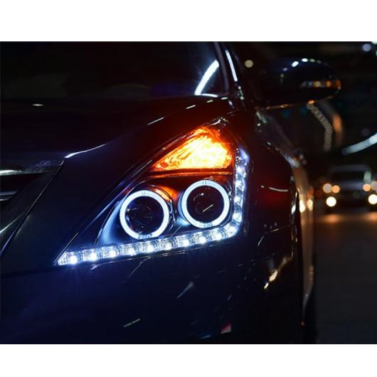 適用: 日産 ティアナ ヘッドライト 2008 2011 ティアナ LED ヘッドライト DRL バイキセノン レンズ ハイ ロー ビーム パーキング 3000K〜8000K AL OO 8863 AL :504986040:オートパーツエージェンシー