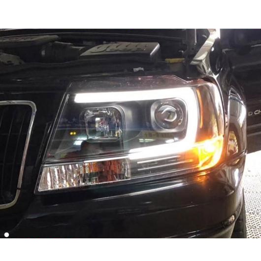 適用: ジープ/JEEP グランド チェロキー/CHEROKEE 1999 2004 LED ヘッドライト キセノン HID フロント ライト 4300K〜6000K AL OO 8929 AL :504987000:オートパーツエージェンシー