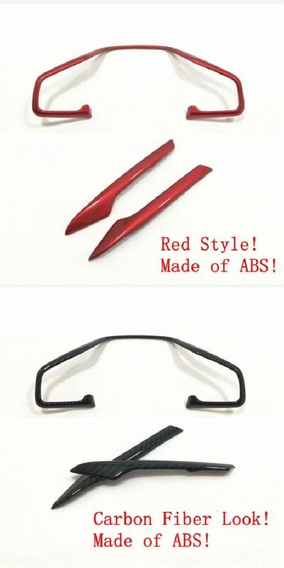 �X�e�A�����O �z�C�[�� �p�l�� �J�o�[ �g���� �K�p: �z���_ CRV CR-V 2016-2020 ABS ���b�h/�J�[�{���� ���f�� A�E���f�� B AL-OO-9453 AL