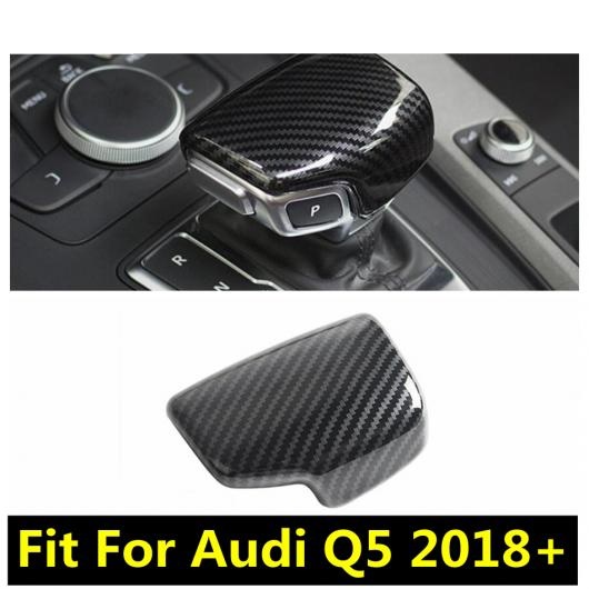 アクセサリー 適用: アウディ/AUDI Q5 2018-2022 ギア ヘッド シフト ノブ ハンドル フレーム モールディング カバー キット トリム/ABS AL-PP-0760 AL