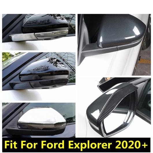 テレワーク関連 バックミラー ミラー レイン アイブロー キャップ ストリップ カバー トリム 適用: フォード/FORD エクスプローラー 2020-2022 ABS タイプD AL-PP-1223 AL