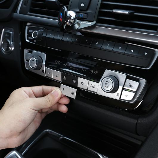 セントラル コントロール エアコン SHORTCUT デジタル ボタン カバー トリム ステッカー 適用: BMW 3シリーズ F30 F31 F34 タイプA〜タイプH AL-PP-2584 AL｜apagency｜06