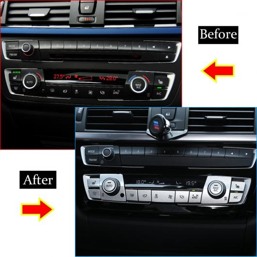 セントラル コントロール エアコン SHORTCUT デジタル ボタン カバー トリム ステッカー 適用: BMW 3シリーズ F30 F31 F34 タイプA〜タイプH AL-PP-2584 AL｜apagency｜04